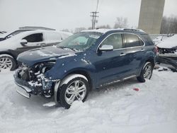 Salvage cars for sale at Wayland, MI auction: 2017 Chevrolet Equinox Premier