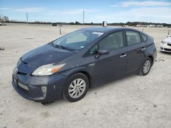 Salvage cars for sale from Copart New Braunfels, TX: 2013 Toyota Prius PLUG-IN