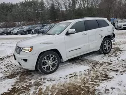 Salvage cars for sale from Copart North Billerica, MA: 2021 Jeep Grand Cherokee Overland