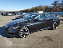 Salvage cars for sale at Brookhaven, NY auction: 2021 Honda Accord Sport SE