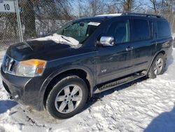 Salvage cars for sale from Copart Cicero, IN: 2009 Nissan Armada SE