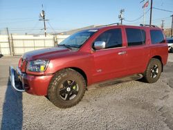 Salvage cars for sale from Copart Sun Valley, CA: 2007 Nissan Armada SE