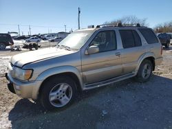 Infiniti salvage cars for sale: 2001 Infiniti QX4