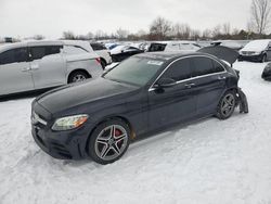 Salvage cars for sale at London, ON auction: 2020 Mercedes-Benz C 300 4matic