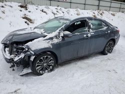 Toyota salvage cars for sale: 2015 Toyota Corolla L