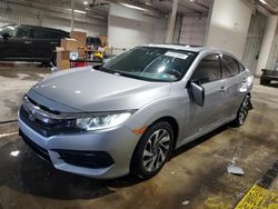 Salvage cars for sale at York Haven, PA auction: 2018 Honda Civic EX