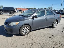 Salvage cars for sale at Homestead, FL auction: 2013 Toyota Corolla Base