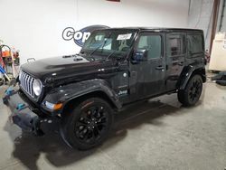 Salvage cars for sale from Copart Greenwood, NE: 2024 Jeep Wrangler Sahara 4XE