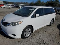 Salvage cars for sale at Memphis, TN auction: 2012 Toyota Sienna LE