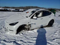 Salvage cars for sale at Assonet, MA auction: 2022 Tesla Model Y