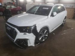 Salvage cars for sale at Pekin, IL auction: 2021 Audi Q7 Prestige