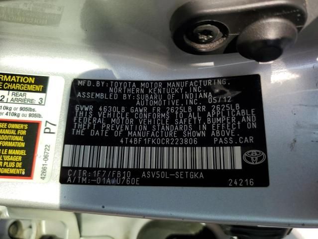 2012 Toyota Camry Base