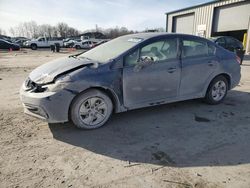 Salvage cars for sale at Duryea, PA auction: 2015 Honda Civic LX