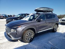 Salvage cars for sale at West Warren, MA auction: 2022 Hyundai Santa FE SEL