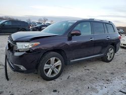 Vehiculos salvage en venta de Copart West Warren, MA: 2013 Toyota Highlander Limited