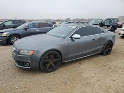 Salvage cars for sale at San Antonio, TX auction: 2012 Audi S5 Premium Plus