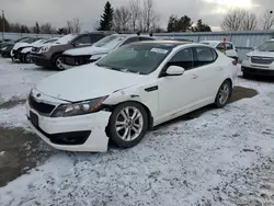 Salvage cars for sale at Bowmanville, ON auction: 2012 KIA Optima EX