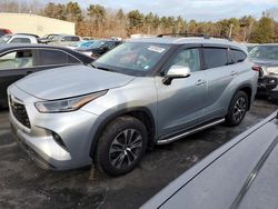 Salvage cars for sale at Exeter, RI auction: 2022 Toyota Highlander XLE