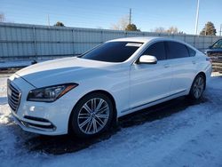 Salvage cars for sale at Littleton, CO auction: 2018 Genesis G80 Base