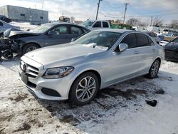 Salvage cars for sale at Chicago Heights, IL auction: 2017 Mercedes-Benz C300