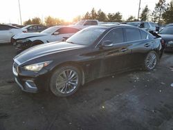 Infiniti salvage cars for sale: 2018 Infiniti Q50 Luxe