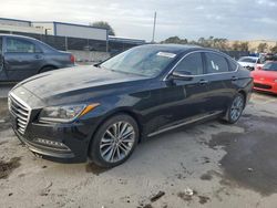 Salvage cars for sale at Orlando, FL auction: 2017 Genesis G80 Base