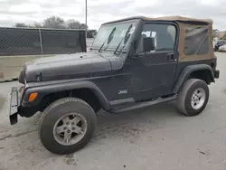 Salvage cars for sale from Copart Orlando, FL: 2002 Jeep Wrangler / TJ X