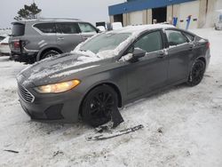 Salvage cars for sale at Woodhaven, MI auction: 2020 Ford Fusion SE