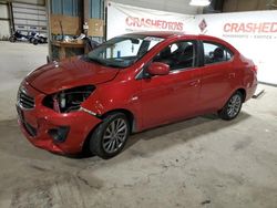 Salvage cars for sale at Eldridge, IA auction: 2018 Mitsubishi Mirage G4 ES