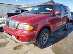 Salvage cars for sale at Pekin, IL auction: 2002 Lincoln Navigator