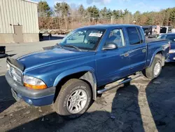 Salvage trucks for sale at Exeter, RI auction: 2004 Dodge Dakota Quad Sport