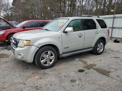 Salvage cars for sale from Copart Austell, GA: 2008 Ford Escape Limited