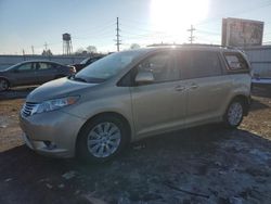 Salvage cars for sale from Copart Chicago Heights, IL: 2011 Toyota Sienna XLE