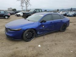 Salvage cars for sale at San Martin, CA auction: 2024 Honda Accord Hybrid Sport