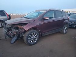 Salvage cars for sale from Copart Brighton, CO: 2018 Ford Escape Titanium