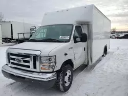 Salvage trucks for sale at Central Square, NY auction: 2022 Ford Econoline E350 Super Duty Cutaway Van