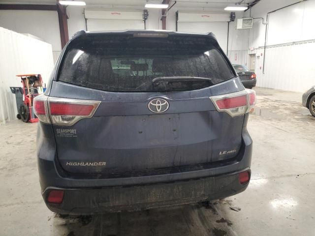 2015 Toyota Highlander LE