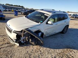 Salvage cars for sale at Harleyville, SC auction: 2019 Jeep Cherokee Overland