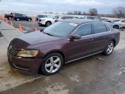 Volkswagen Passat salvage cars for sale: 2012 Volkswagen Passat SE