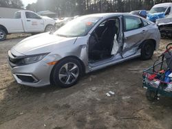 Salvage cars for sale at auction: 2020 Honda Civic LX