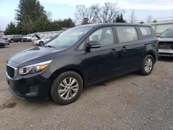 Salvage cars for sale at auction: 2016 KIA Sedona L