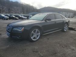 Salvage cars for sale at Ellwood City, PA auction: 2013 Audi A8 Quattro