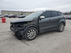 Carros con título limpio a la venta en subasta: 2017 Ford Escape Titanium