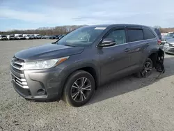 Salvage cars for sale from Copart Assonet, MA: 2018 Toyota Highlander LE