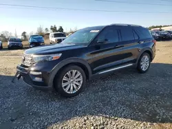 Salvage cars for sale at Tifton, GA auction: 2020 Ford Explorer Limited