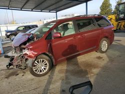 Toyota Sienna xle salvage cars for sale: 2013 Toyota Sienna XLE