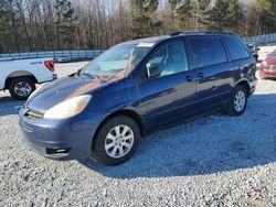 Salvage cars for sale from Copart Gainesville, GA: 2005 Toyota Sienna CE