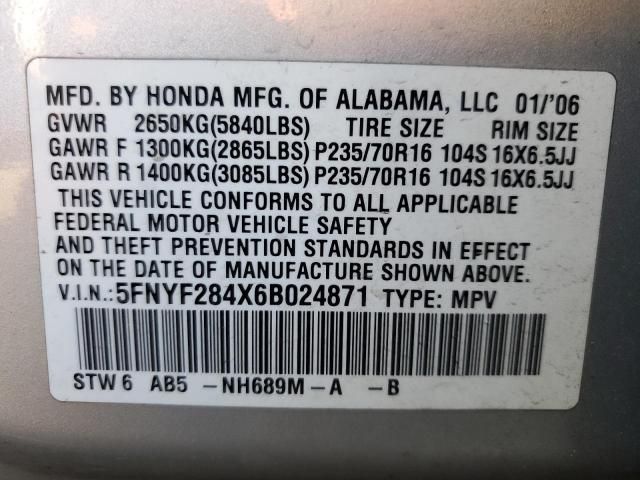 2006 Honda Pilot EX