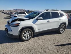 Salvage cars for sale at Las Vegas, NV auction: 2015 Jeep Cherokee Latitude