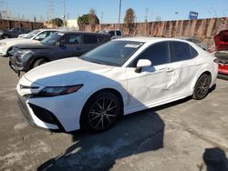 Salvage cars for sale at Wilmington, CA auction: 2022 Toyota Camry SE